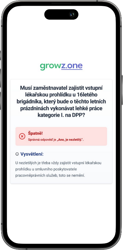 Mockup dashboardu s výsledky
